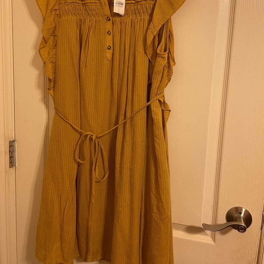 Mustard Yellow Loft Dress